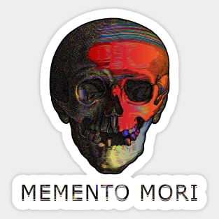 Memento Mori Colorful Sticker